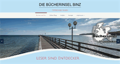 Desktop Screenshot of buecherinsel-binz.de